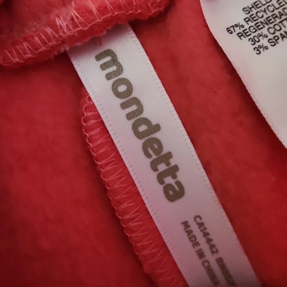 Mondetta Pink and Green Sweatpants Joggers Soft Fleece Size Girls 10/12 - Picture 5 of 9